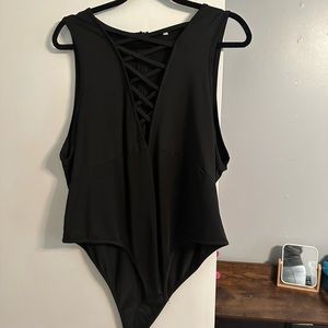 Cross Vneck Bodysuit